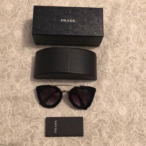 100% Authentic Prada Cinema Sunglasses Black